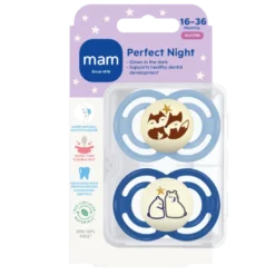 MAM Perfect Night Silk 16-36M Blue (2 stk)