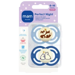 MAM Perfect Night Silk 6-16M Blue (2 stk)