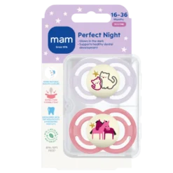 MAM Perfect Night Silk 16-36M Pink (2 stk)