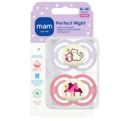 MAM Perfect Night Silk 6-16M Pink (2 stk)