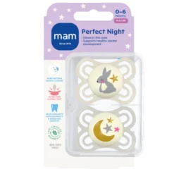 MAM Perfect Night Silk 0-6M V Neutral (2 stk)