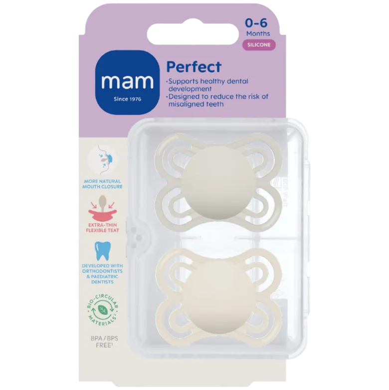 MAM Perfect Silk 0-6M Neutral (2 stk)