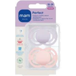 MAM Perfect Silk 16-36M Pink (2 stk)