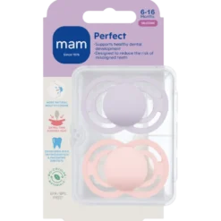 MAM Perfect Silk 6-16M Pink (2 stk)