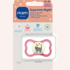 MAM Supreme Night 16-36M Silk Pink (1 stk)