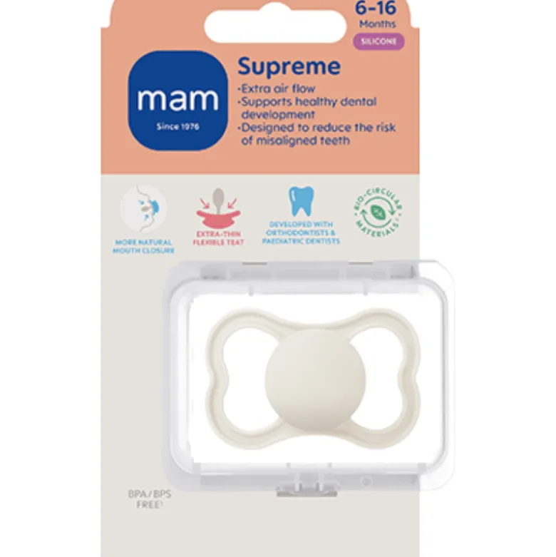 MAM Supreme Sut 6-16M Silk Neutral (1 stk)