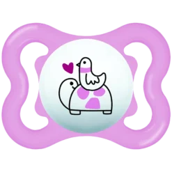 MAM Sut Supreme 0-6M Silicone Pink (1 stk)