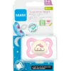 MAM Sut Supreme Night 0-6M Silicone Pink (1 stk)