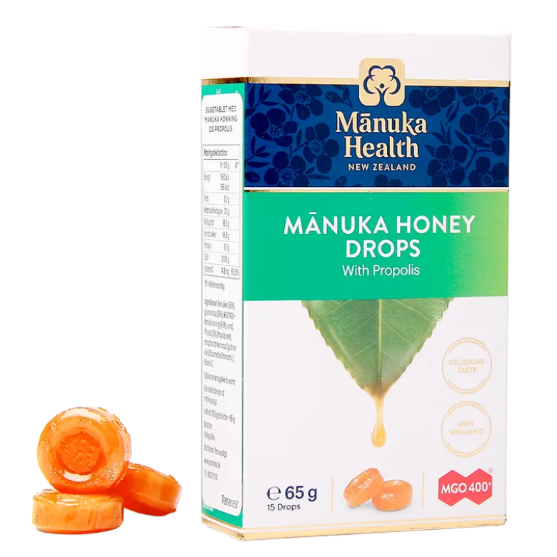 Manuka Health MGO 400+ Manuka Honey Drops Propolis (15 stk)