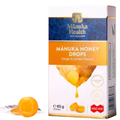 Manuka Health MGO 400+ Manuka Honey Drops Citron & Ingefær (15 stk)