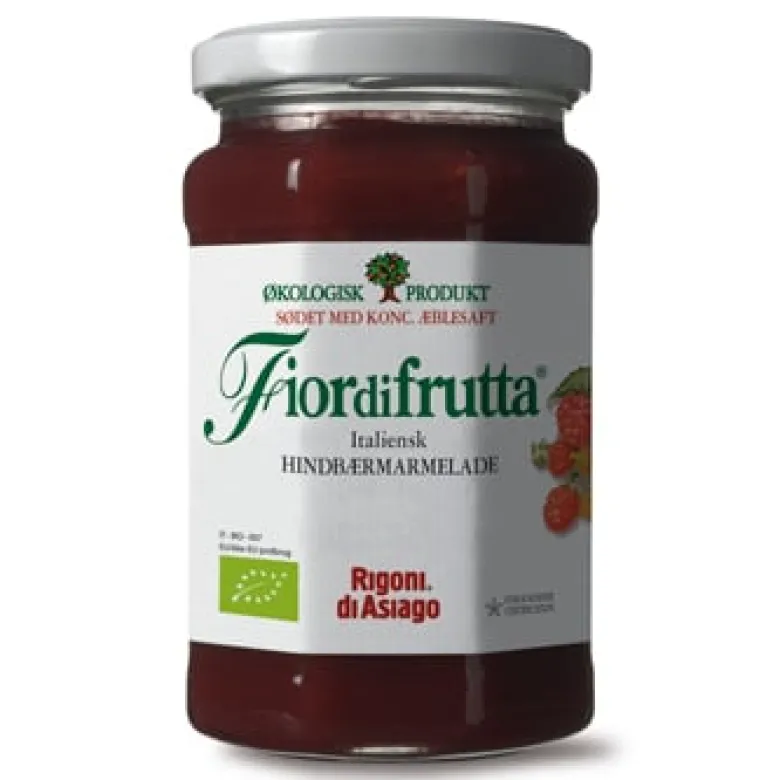 Marmelade Hindbær Italiensk Ø (250 gr)