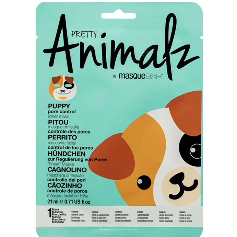 MasqueBar Animalz Puppy Sheet Mask (1 stk)