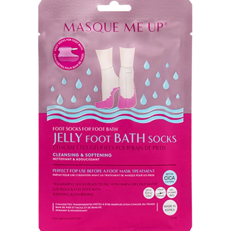 Masque Me Up Jelly Foot Bath Socks (1 sæt)