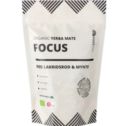 Matetea Yerba Mate Focus Lakridsrod Og Mynte Ø (180 g)