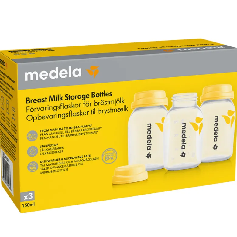 Medela Brystmælksflaske (3 x 150 ml)