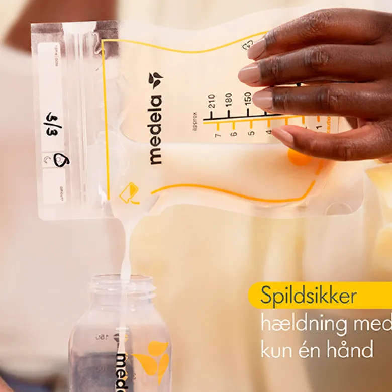 Medela Easy Pour Opbevaringsposer Til Brystmælk (100 stk)
