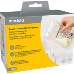 Medela Easy Pour Opbevaringsposer Til Brystmælk (100 stk)