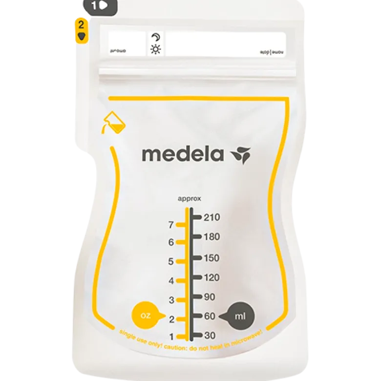 Medela Easy Pour Opbevaringsposer Til Brystmælk (50 stk)