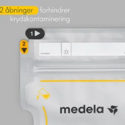 Medela Easy Pour Opbevaringsposer Til Brystmælk (25 stk)