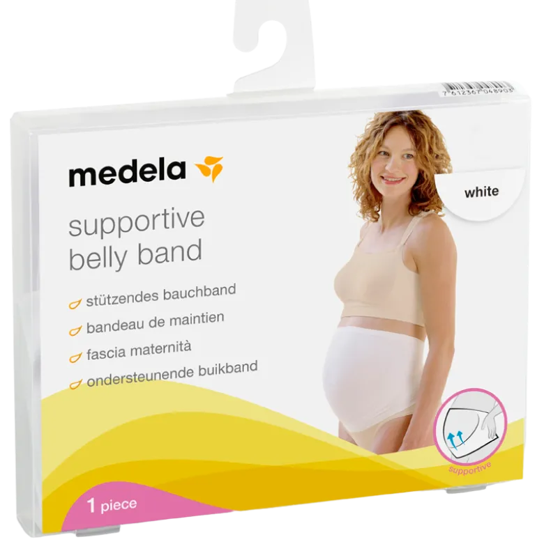 Medela Graviditetsbælte Hvid - M (1 stk)