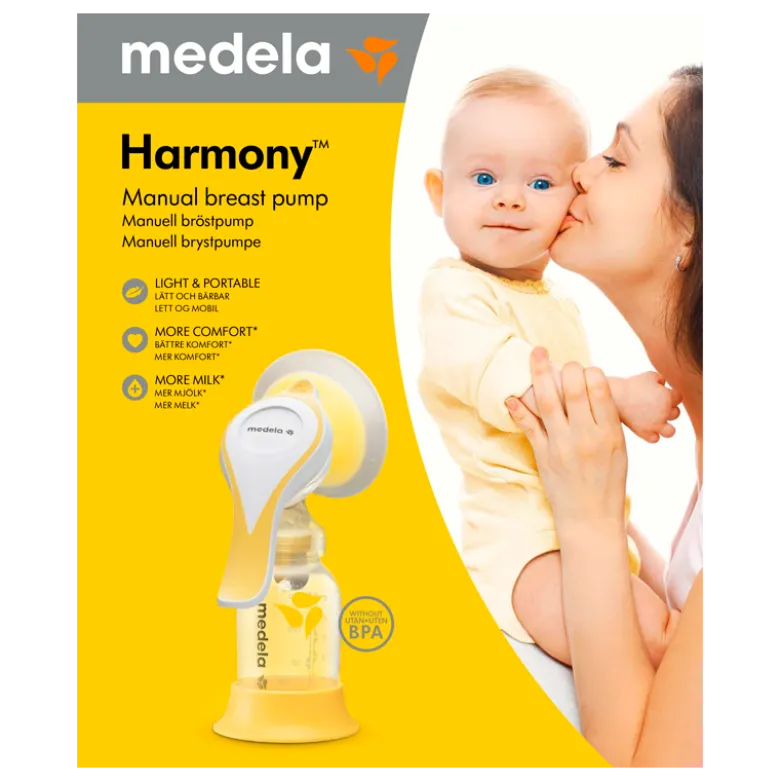 Medela Harmony Manuel Brystpumpe M. Flex Tragt (1 stk)