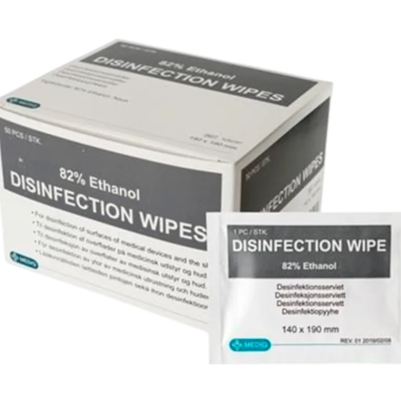 Mediq Desinfektionsservietter 82% Ethanol (50 stk)