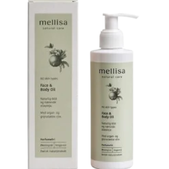 Mellisa Ansigts og kropsolie (200 ml)