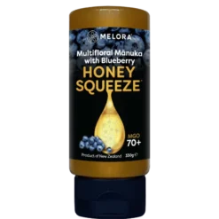 Melora Multifloral Manuka Honey 70+ MGO Blueberry Squeeze (330 g)