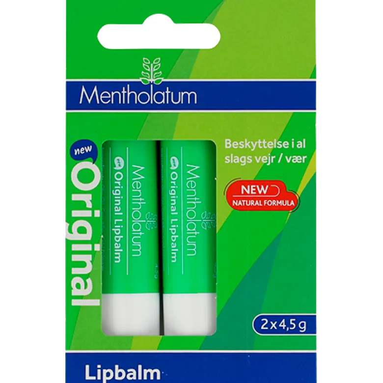 Mentholatum Læbepomade Original (2 x 4,5 g)