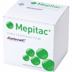 Mepitac Fikseringstape M. Silikoneklæb 4 cm x 1,5 m (1 stk)