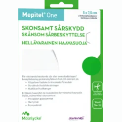 Mepitel One Sårkontaktlag M. Silikoneklæb 5 x 7,5 cm (2 stk)