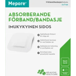 Mepore Plaster 6 x 7 cm (5 stk)