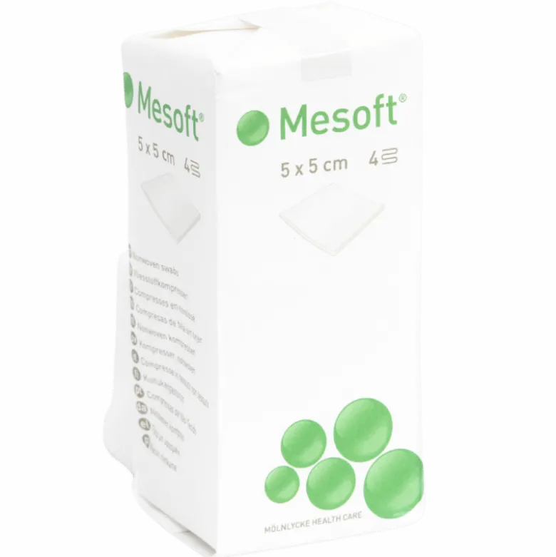 Mesoft Non Woven Kompres Usteril 5 x 5 cm (100 stk)