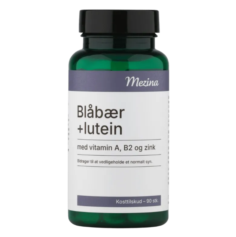 Mezina Blåbær & Lutein (90 tabl)