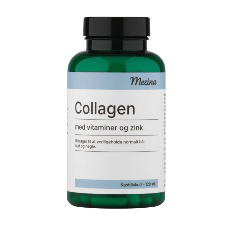 Mezina Collagen M. Vitaminer & Zink (120 kaps)