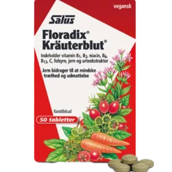 Mezina Floradix Kräuterblut Urte-Jern (50 tabl)