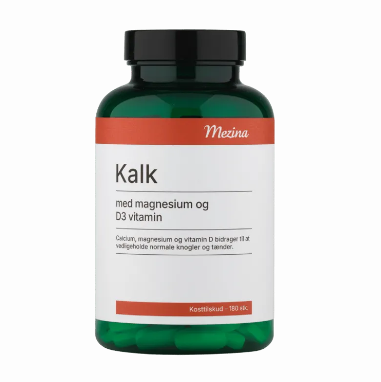 Mezina Kalk M. Magnesium & D3-vitamin (180 tabl)