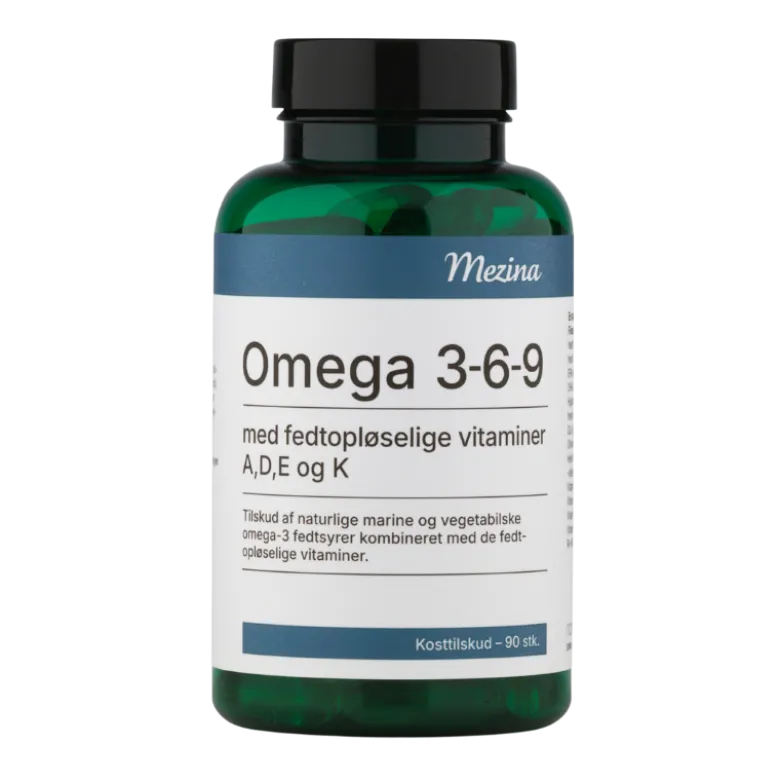 Mezina Omega 3-6-9 M. Vitamin A+D+E+K (90 kaps)