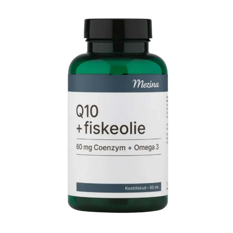 Mezina Q10 + Fiskeolie (60 kaps)