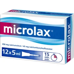 Microlax Rektalvæske 9+90 mg/ml (12 x 5 ml)