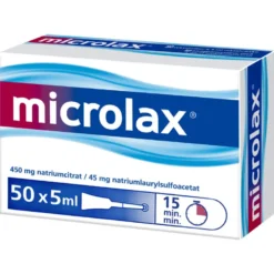 Microlax Rektalvæske 9+90 mg/ml (50 x 5 ml)