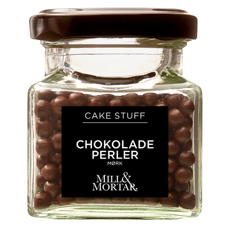Mill & Mortar Chokolade Perler MØRK (45 g)