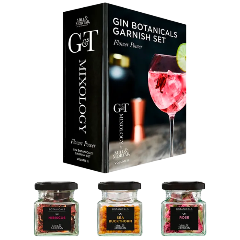 Mill & Mortar Flower Power G&T Garnish Set (35 g)