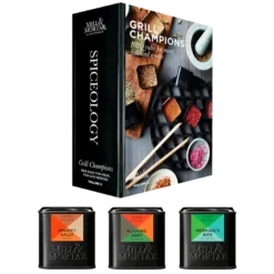 Mill & Mortar Grill Champions Gaveæske - Smokey Sally, Mermaids Bite, Flaming Dust (140 g)