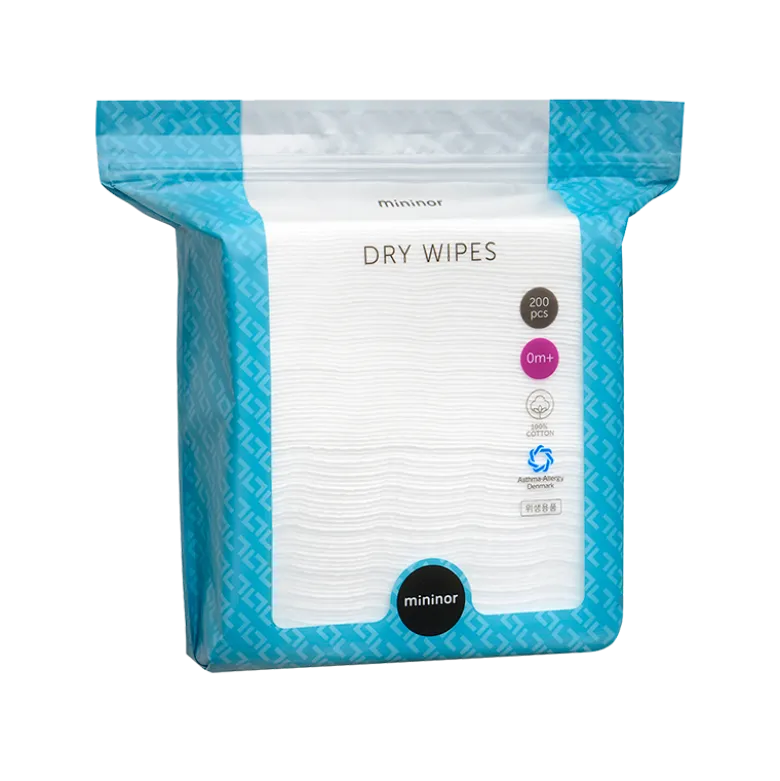 Mininor Dry Wipes (200 stk)