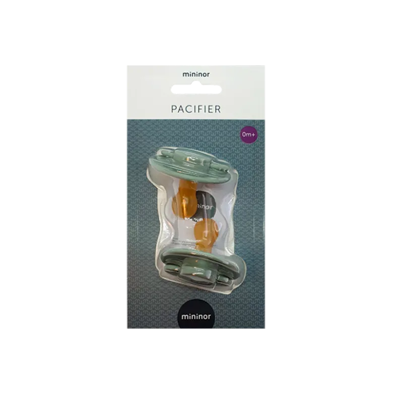 Mininor Latexsut 0+ Mdr Grøn (2 stk)