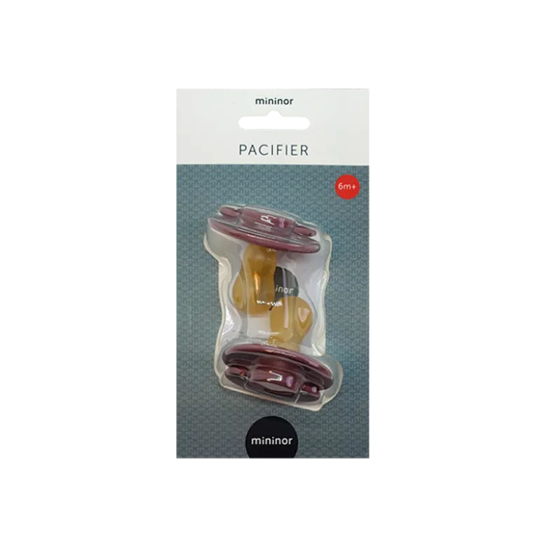Mininor Latexsut 6+ Mdr Lilla (2 stk)