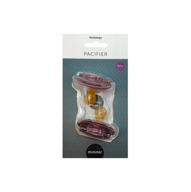Mininor Latexsut 0+ Mdr Lilla (2 stk)