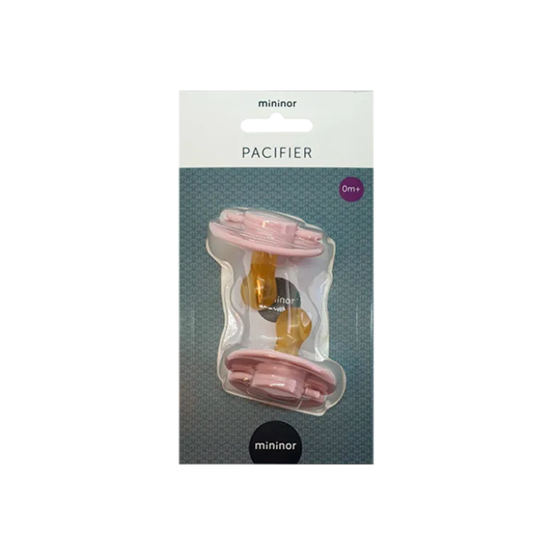 Mininor Latexsut 0+ Mdr Pink (2 stk)