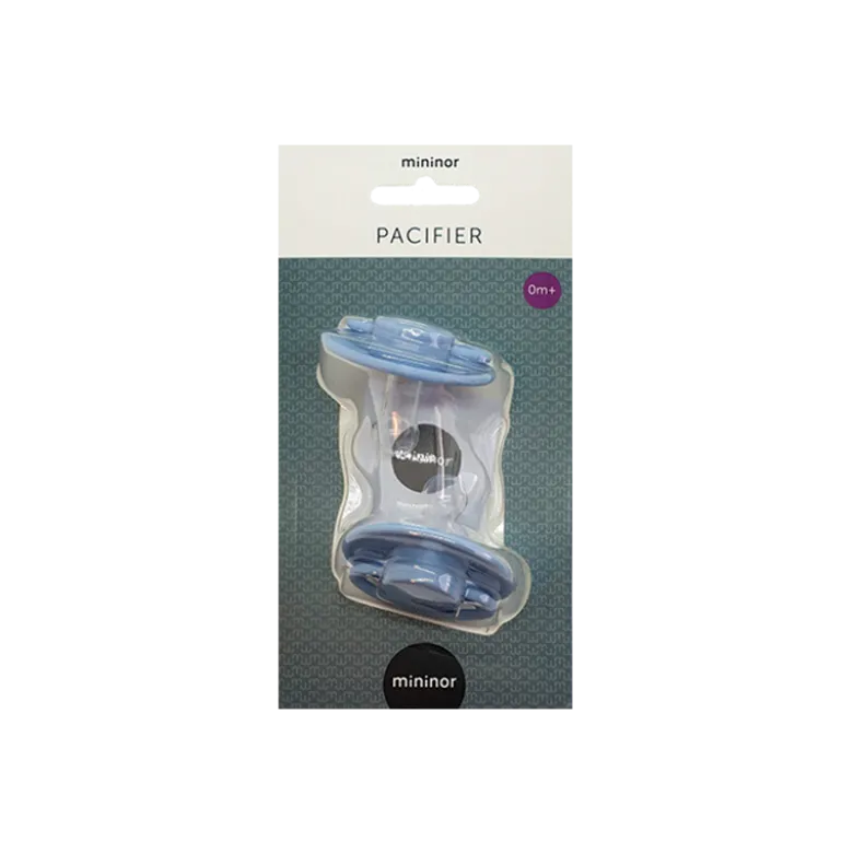 Mininor Silikonesut 0+ Mdr Blå (2 stk)